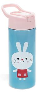 Světle modrá nerezová dětská lahev 500 ml Lottie & Friends – Rex London