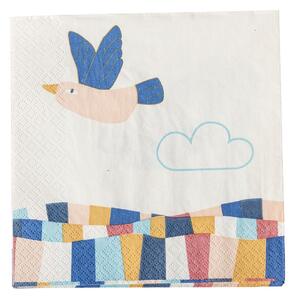 Papírové ubrousky v sadě 20 ks 33x33 cm Colorine – Bloomingville Mini