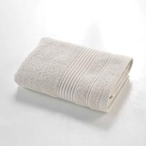 Béžový froté bavlněný ručník 50x90 cm Tendresse – douceur d'intérieur