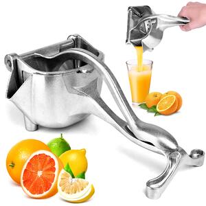 Ruční lis na citrusy Fina – stříbrný