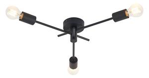 Lindby - Cerros 3 Stropní Lampa Black
