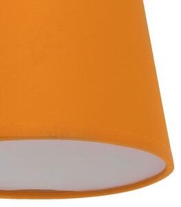 TK LIGHTING Nástěnné bodové svítidlo - WIRE 2448, 230V/15W/1xE27, oranžová/bílá