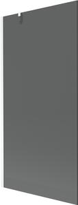 MEXEN - Next zástěna vanová, 1-křídlo, 90 x 150 cm - grafit - pevná - bílá - 895-090-000-00-40-20