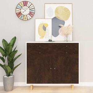 Samolepící tapety na nábytek 2 ks tmavý dub 500 x 90 cm PVC 3059648