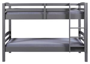Patrová postel AURÉLIUS šedá, 90x200 cm