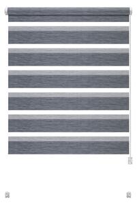 Šedá roleta den a noc 42,5x150 cm Zebra Natur – Gardinia