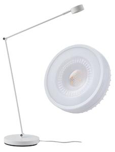Stojací lampa Jyla, bílá, nastavitelná, GX53, 2700K