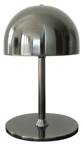 Tmavě šedá LED stolní lampa na dálkové ovládání s kovovým stínidlem (výška 22 cm) Tim – Sirius