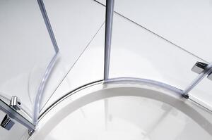 Gelco LEGRO čtvrtkruhová sprchová zástěna dvoukřídlá 900x900mm, čiré sklo