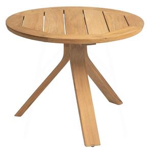 Stern Odkládací stolek Freddie, Stern, kulatý 55x44 cm, rám teak, deska teak