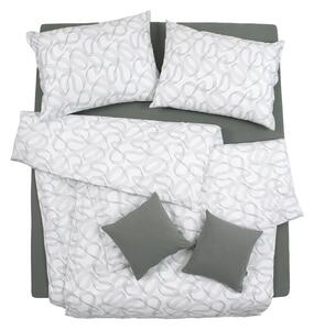 Povlečení EXCLUSIVE TENCEL PLUS stuhy bílošedá 140 x 200/70 x 90 cm