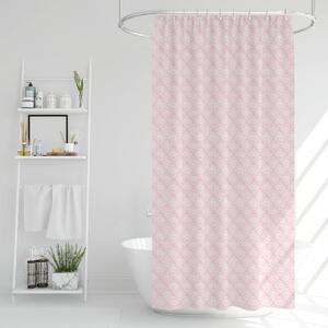 Sprchový závěs Poly růžová, 180 x 180 cm