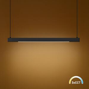 Závěsné LED svítidlo Linea, 1x LED 36w, 3000-5700k, 3CCT, b