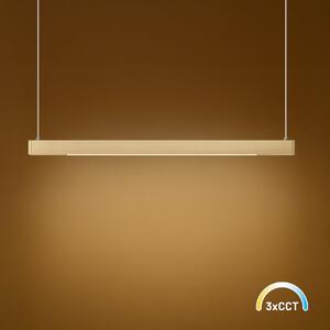 Závěsné LED svítidlo Linea, 1x LED 36w, 3000-5700k, 3CCT, g