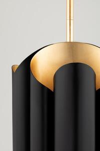 HUDSON VALLEY nástěnné svítidlo BANKS ocel zlatá/černá E27 2x40W 8500-GL/BK-CE