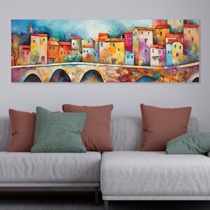 Obraz na plátně - Kamenný most v Tarsalle FeelHappy.cz Velikost obrazu: 60 x 20 cm