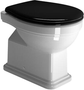 GSI, CLASSIC WC sedátko, Soft Close, černá/chrom, MSC87CN20