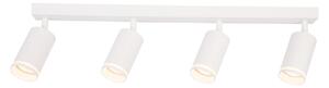 Bodové svítidlo Pipe Ring, 4x bílé kovové stínítko, w