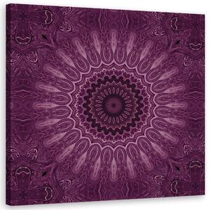 Obraz na plátně Mandala fialová - Andrea Haase Rozměry: 30 x 30 cm