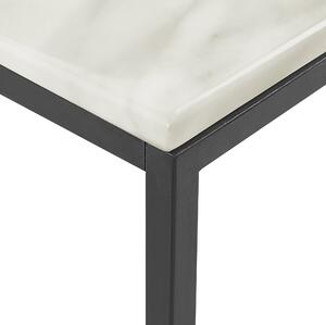 Konferenční stolek s mramorovým efektem béžový/černý DELANO