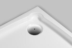 Gelco DIONA sprchová vanička z litého mramoru, čtverec 90x90x7,5cm