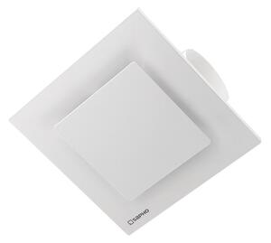 Sapho Sapho, TECTO koupelnový stropní ventilátor axiální, 20 W, potrubí 100mm, bílá, TC201