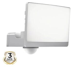 Exteriérové ​​nástěnné LED svítidlo Davos, 1x LED 30w, 4000k, bílá, pohybový senzor