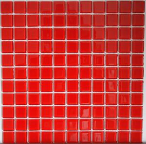 Mozaika sklo Červená 29,7x29,7