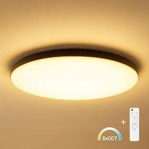 Stropní LED svítidlo Siena, 1x LED 80w, 3000-6000k, 3CCT, b, s ovladačem