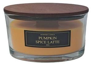 Sinsay - Vonná svíčka s dřevěným knotem Pumpkin Spice Latte - oranžová