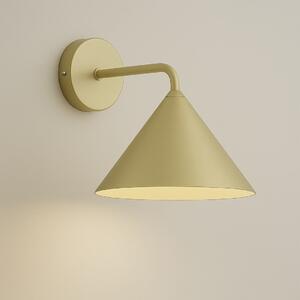 Nástěnné svítidlo Capital, 1x zlaté kovové stínítko, (fi 21cm), g