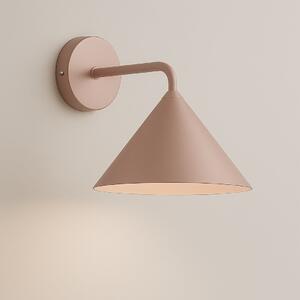 Nástěnné svítidlo Capital, 1x kovové stínítko v barvě růžové zlato, (fi 21cm), rg