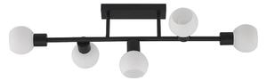 Lindby - Biscala 5 Stropní Lampa Black/Opal