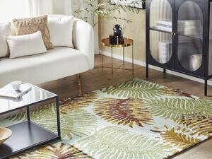 Vlněný koberec 200 x 200 cm vícebarevný VIZE