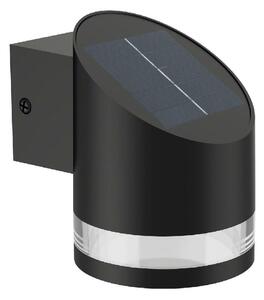 Philips Fyve solární venkovní nástěnné LED svítidlo 1,5W 200lm 2700K IP44, černé