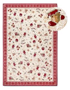 Červený koberec s vánočním motivem s příměsí bavlny 160x230 cm Toy's Delight Red Christmas – Villeroy&Boch