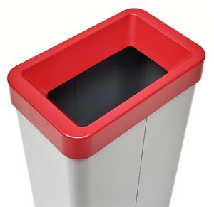 Odpadkový koš na tříděný odpad Caimi Brevetti Maxi G,70 L, červený, elektro