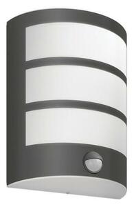 Philips Python IR venkovní nástěnné LED svítidlo se senzorem 1x6W 600lm 2700K IP44, antracitové