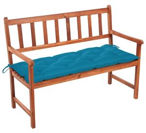 Zahradní lavice s poduškou 120 cm masivní akáciové dřevo 3063787