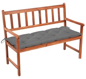 Zahradní lavice s poduškou 120 cm masivní akáciové dřevo 3063784