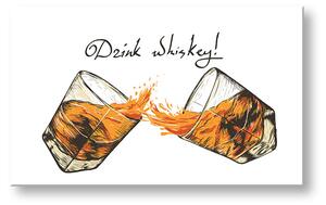 Obraz na zeď s textem Drink whiskey (moderní obrazy s textem)