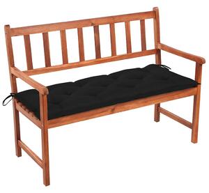 Zahradní lavice s poduškou 120 cm masivní akáciové dřevo 3063790