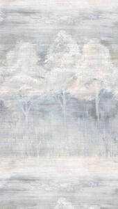 Vliesová obrazová tapeta na zeď, šedá, modrá, stromy, SYD27590, Serenity, Decoprint