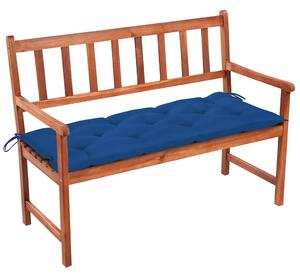 Zahradní lavice s poduškou 120 cm masivní akáciové dřevo 3063793
