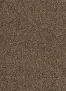 Breno Metrážový koberec GROOVE 855 tmavě hnědý, šíře 400 cm, Hnědá