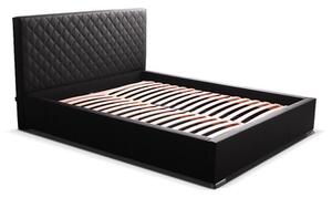 Čalouněná postel NEVADA černá rozměr 180x200