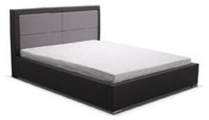 Čalouněná postel SIMONA černá rozměr 140x200 cm