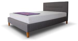 Čalouněná postel KAROLINA šedá rozměr 180x200 cm