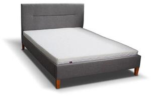 Čalouněná postel KAROLINA šedá rozměr 180x200 cm
