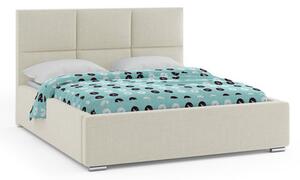 Čalouněná postel NOVATIC 160x200 cm Krémová